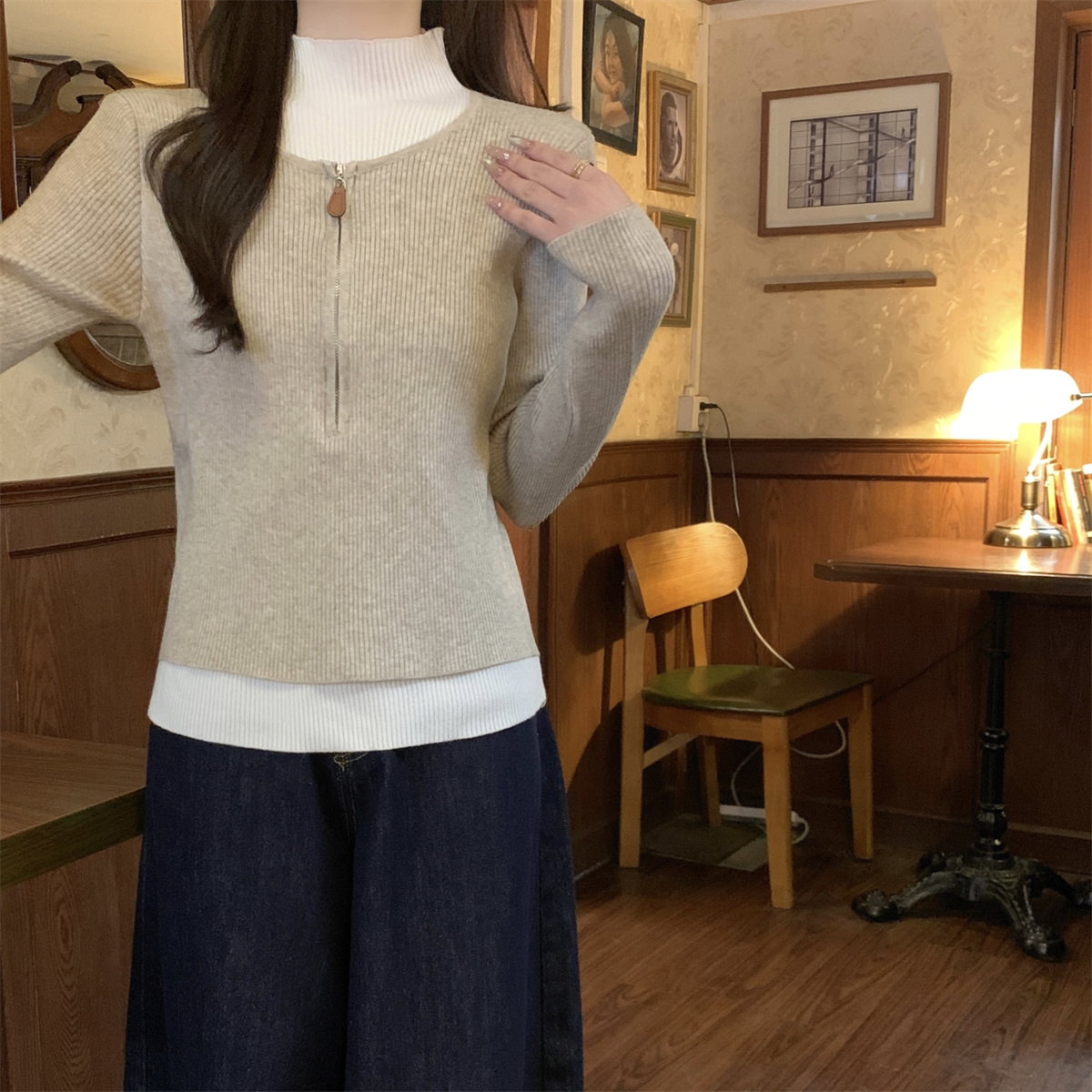 Mock Neck Sweater 5