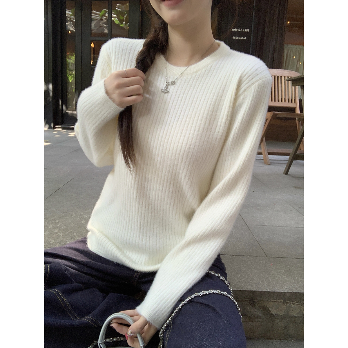 Round Neck Sweater 2